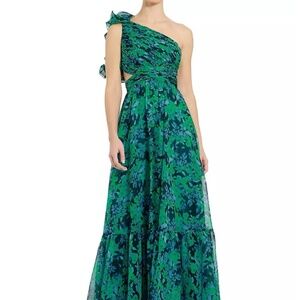Mac Duggal- One Shoulder Floral